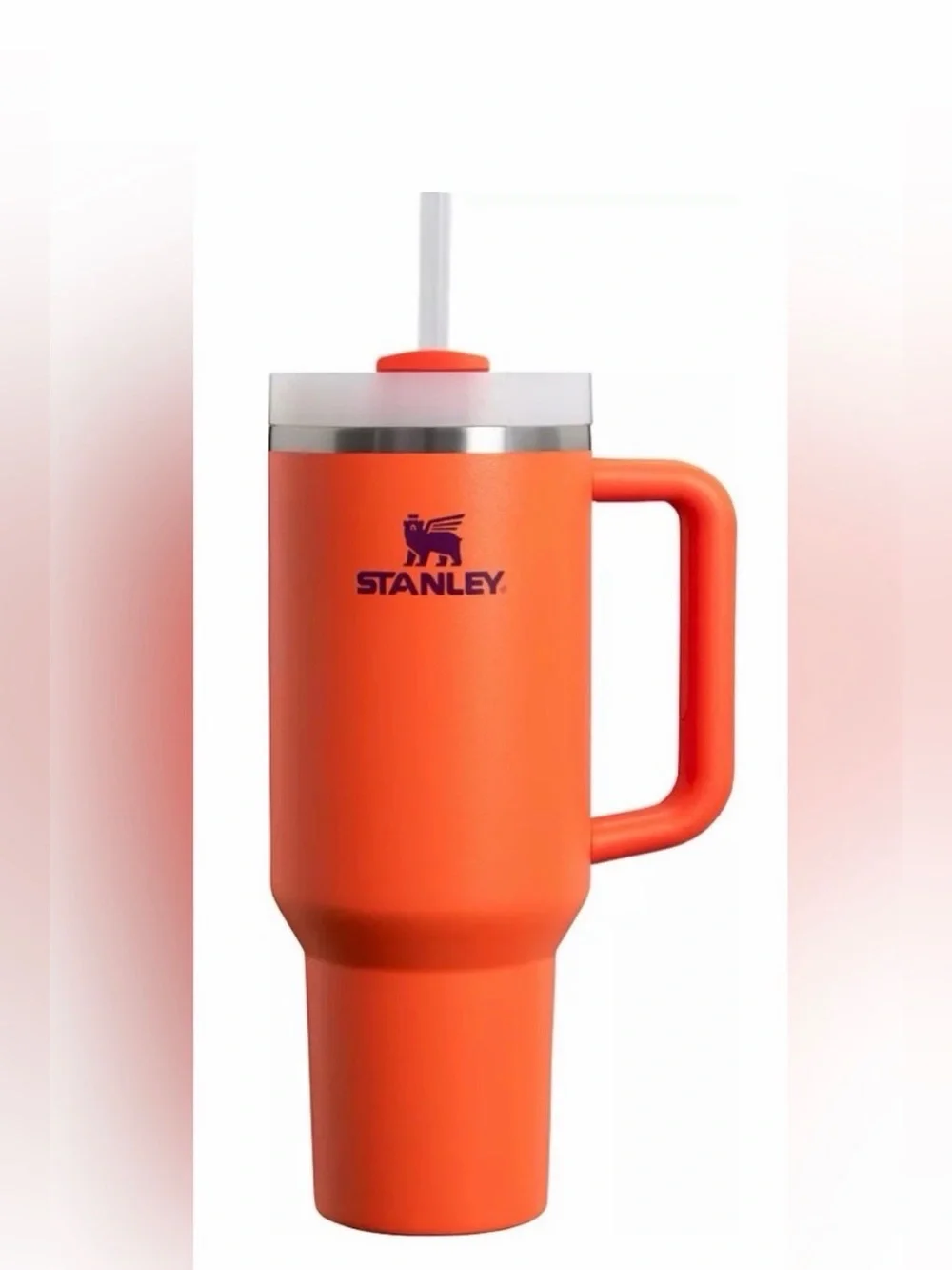 Stanley 40 oz Quencher H20 FlowState Tumbler Tigerlily Plum - NWT 🧡💜 - Picture 7 of 10